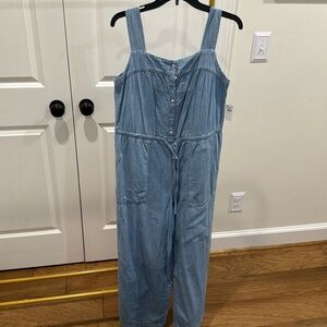 Denim romper